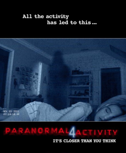 Paranormal Activity 4 (english) - show timings, theatres list